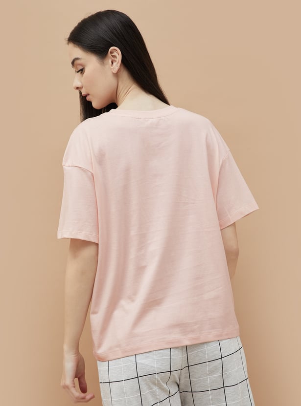 GINGER Typographic Printed T-shirt