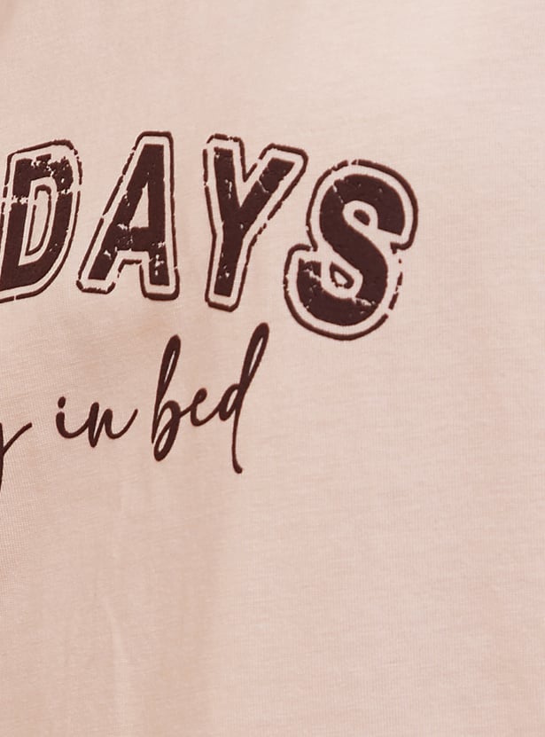 GINGER Typographic Printed T-shirt