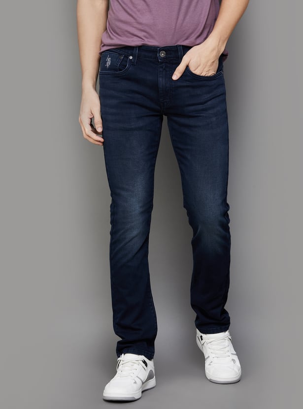 Buy POLO Men Dark Washed Regallo Jeans (Skinny) from