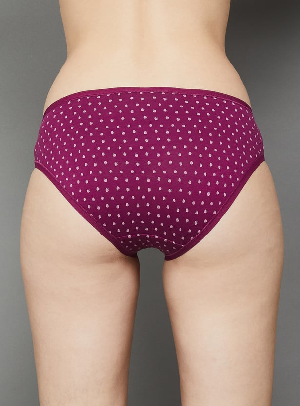 AMANTE Printed Bikini Panties - Pack of 3