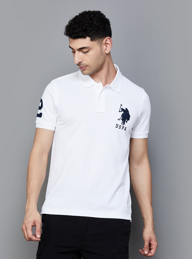 Denim Us Polo Free Shipping Code Buy POLO Logo Appliqued Polo T
