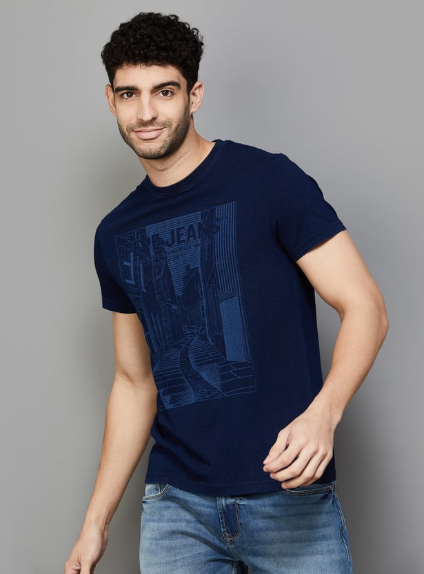 Buy PEPE JEANS Graphic Print T-shirt from Pepe Jeans at just INR