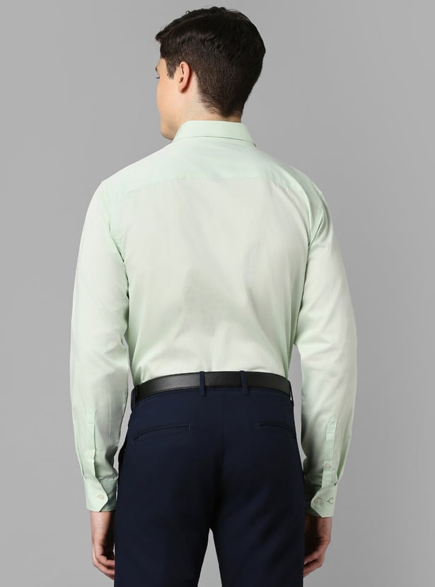 ALLEN SOLLY Solid Regular Fit Formal Shirt