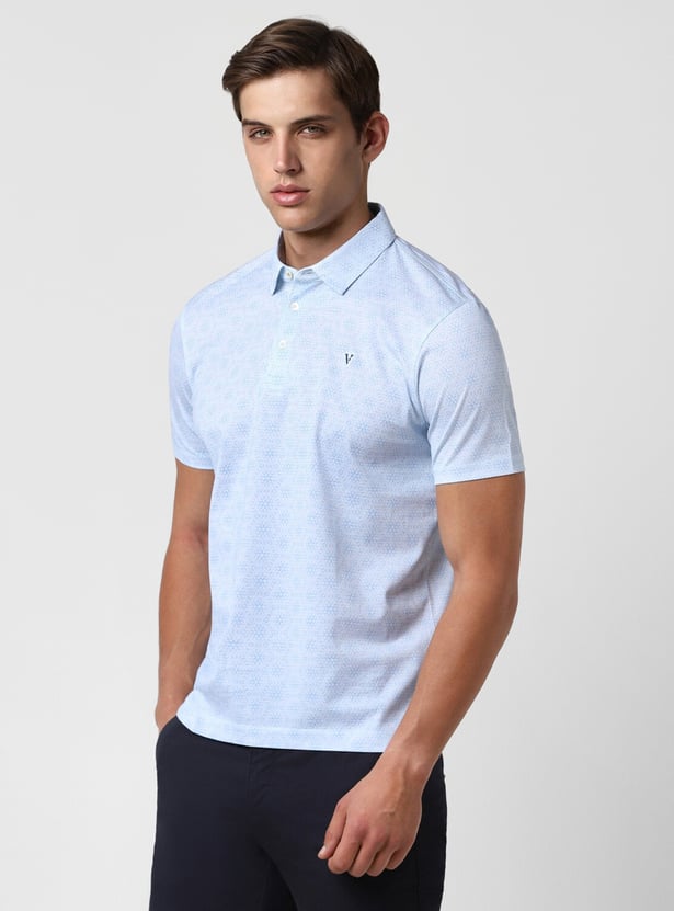 VAN HEUSEN Print Regular Fit Polo T-shirt