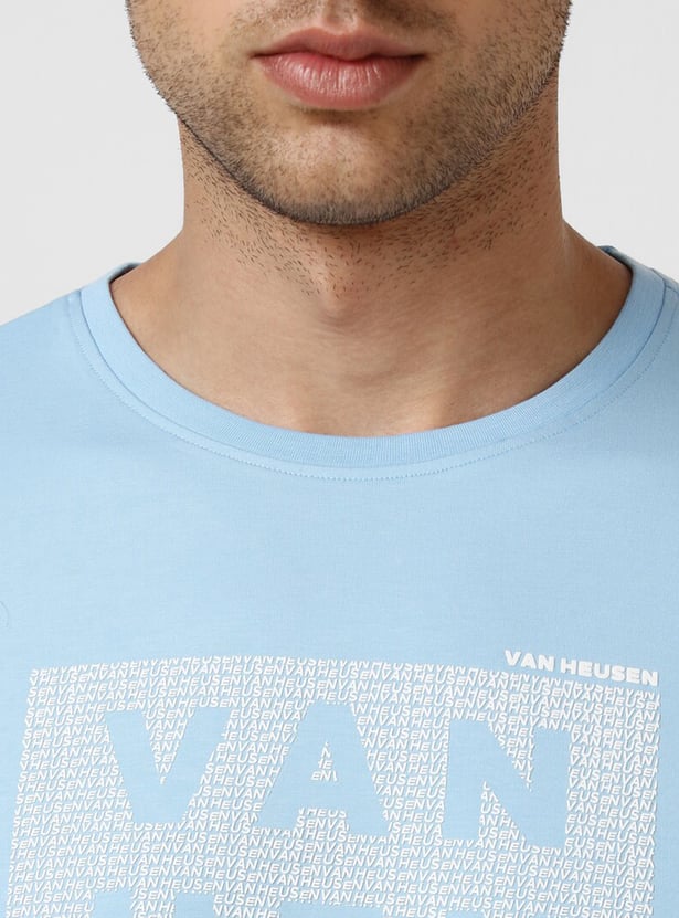 Buy VAN HEUSEN Flex Graphic Print Slim Fit T-Shirt from Van Heusen