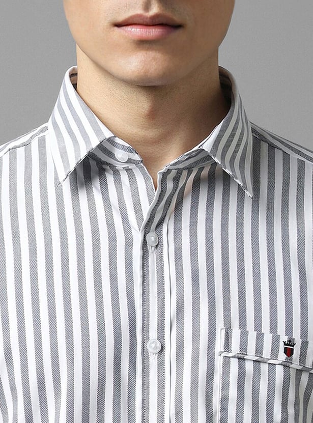 LOUIS PHILIPPE Striped Slim Fit Shirt