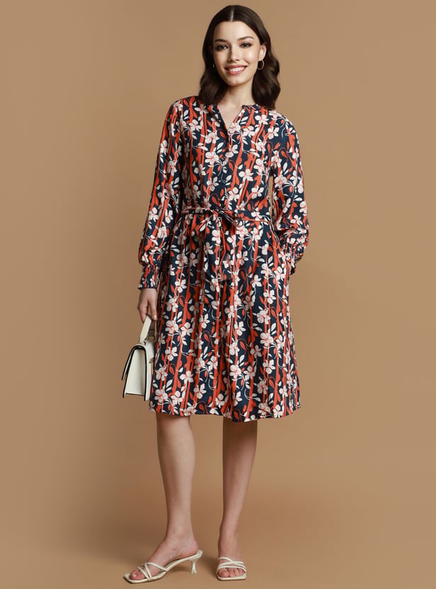 Tie up waisted dress