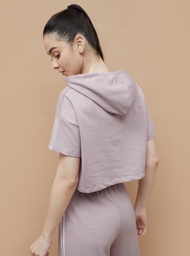 KAPPA Typographic Print Cropped T-shirt