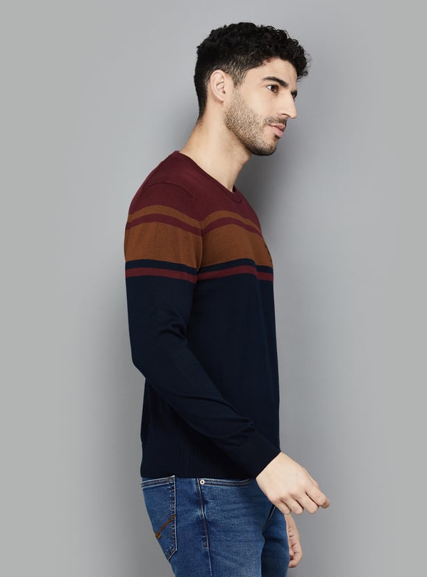 U.S. POLO ASSN. Striped Knitted Sweater