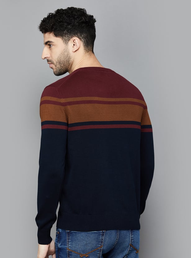 U.S. POLO ASSN. Striped Knitted Sweater