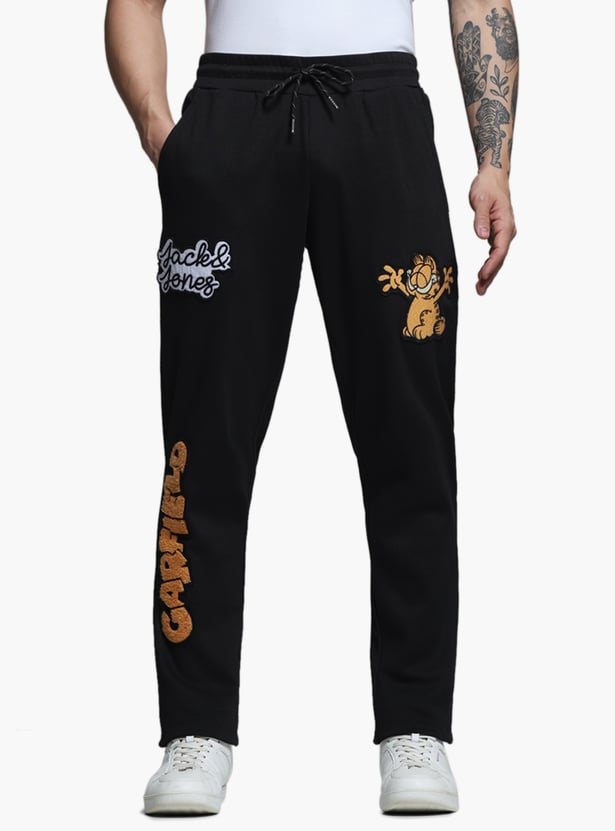 Buy JACK JONES x Garfield Applique Track Pants from JACK JONES at just INR 3299.0