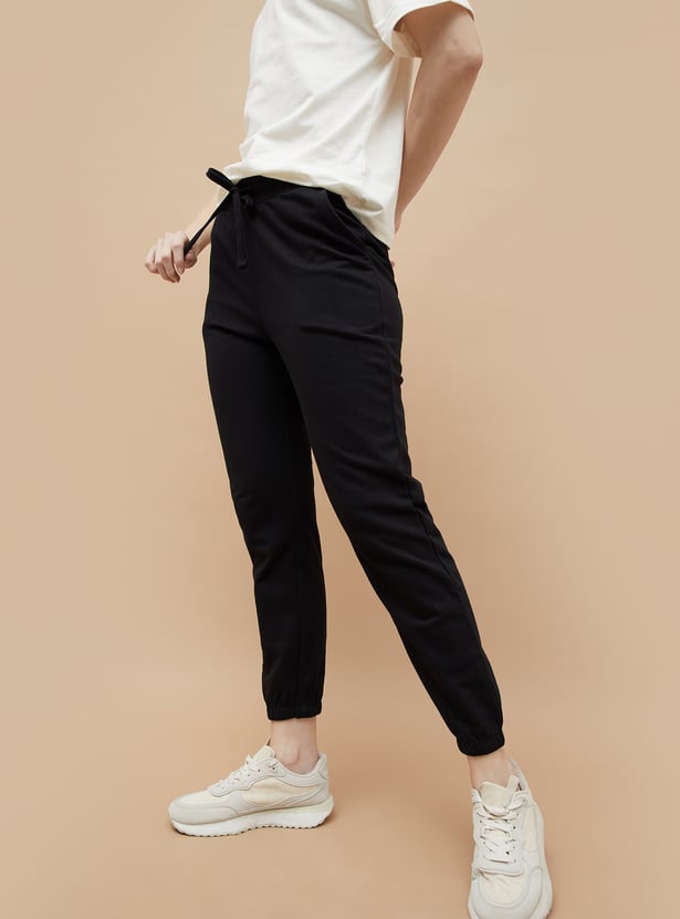 FAME FOREVER Solid Elasticated Joggers