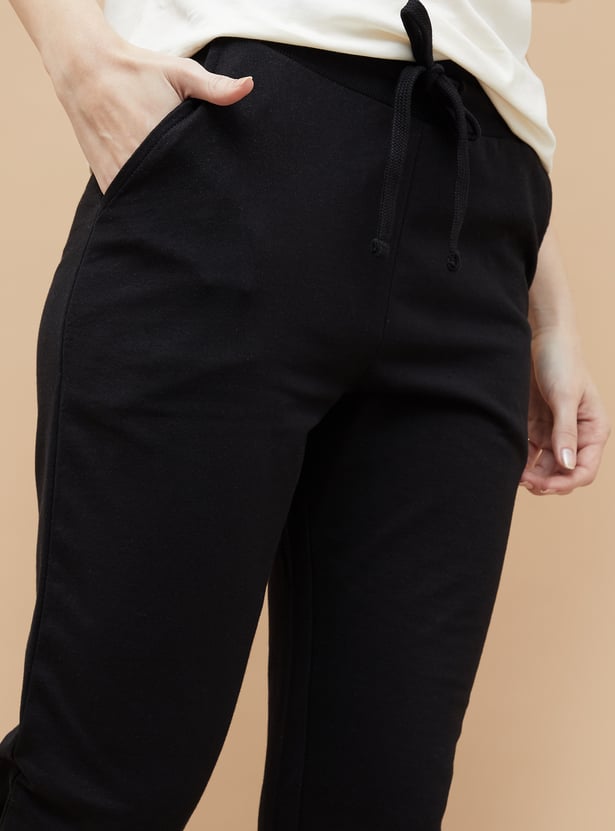 FAME FOREVER Solid Elasticated Joggers