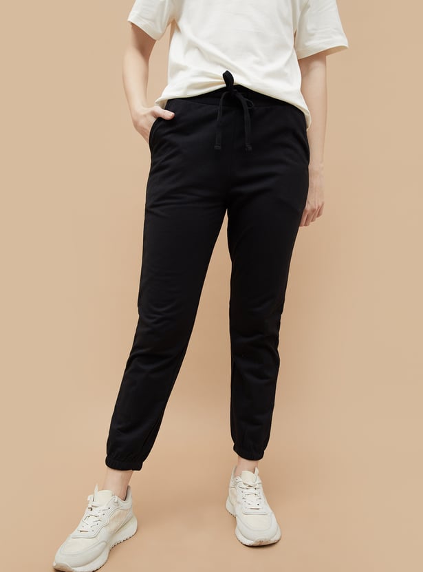 FAME FOREVER Solid Elasticated Joggers