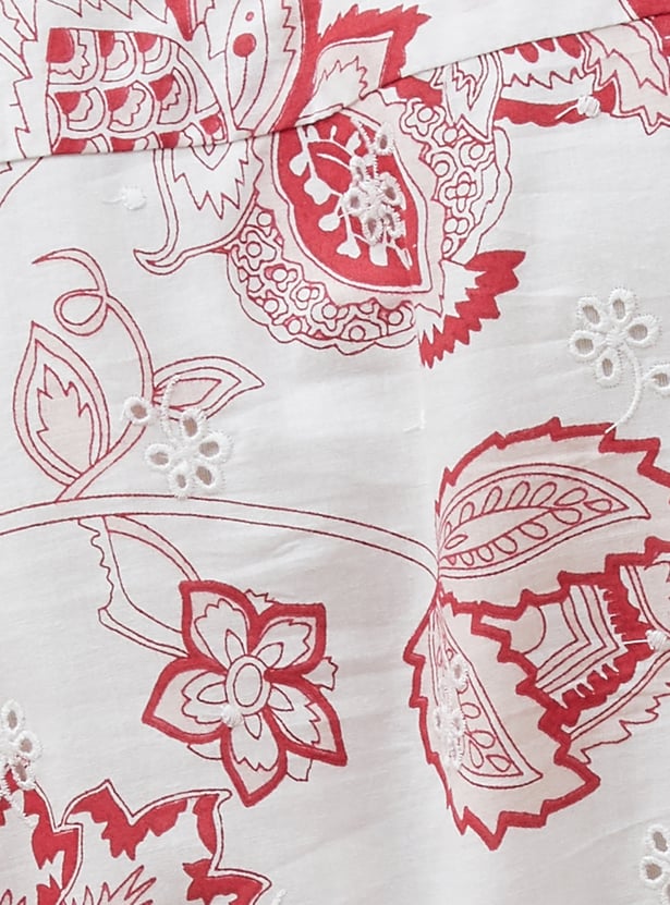 COLOUR ME Floral Print A-Line Dress