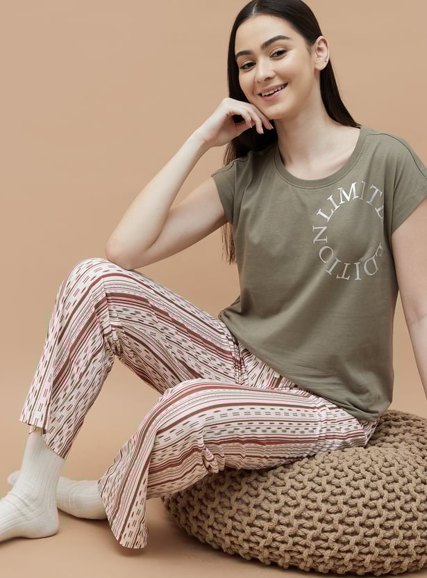 GINGER Printed Lounge T-shirt