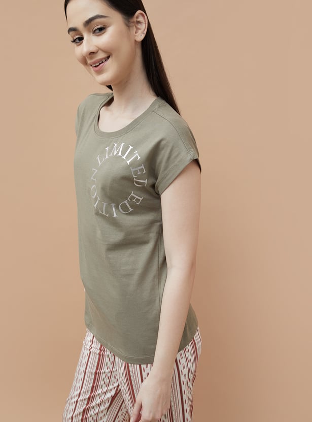 GINGER Printed Lounge T-shirt