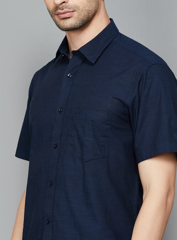 Buy COLORPLUS Solid Regular Fit Shirt from Colorplus at just INR 2599.0