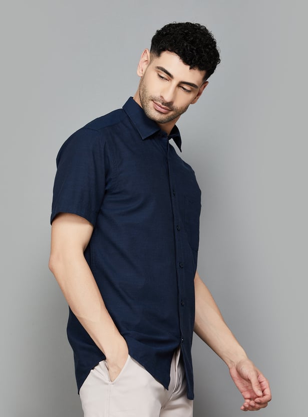 Buy COLORPLUS Solid Regular Fit Shirt from Colorplus at just INR 2599.0