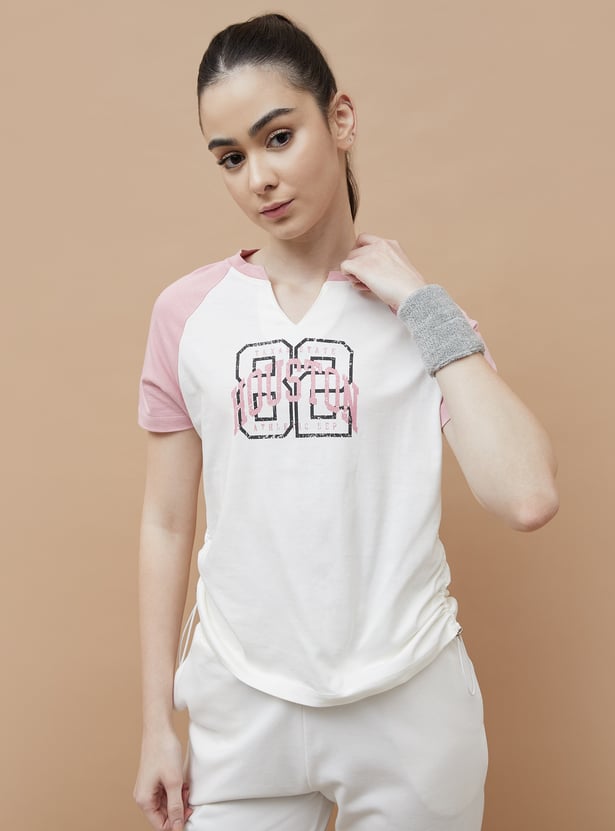 KAPPA Colourblock Raglan Sleeve T-shirt