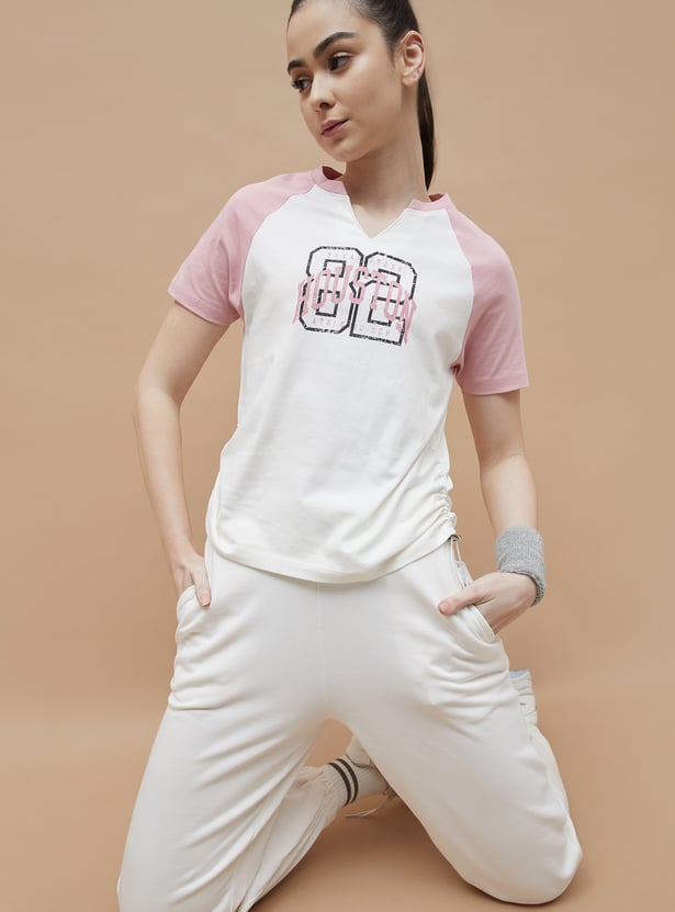 KAPPA Colourblock Raglan Sleeve T-shirt