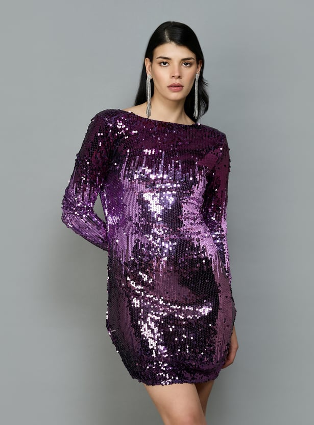 VERO MODA Sequined Bodycon Dress