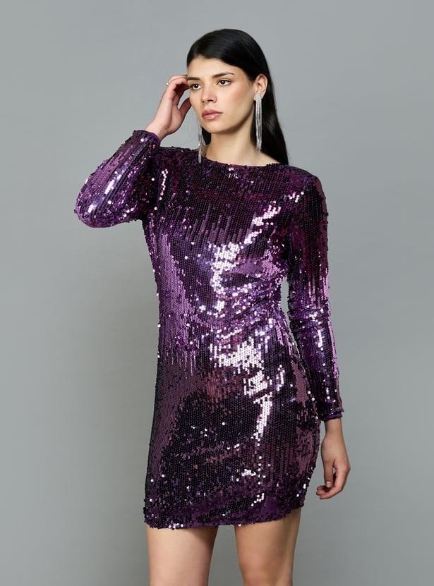 VERO MODA Sequined Bodycon Dress