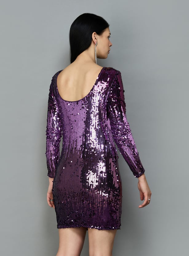 VERO MODA Sequined Bodycon Dress