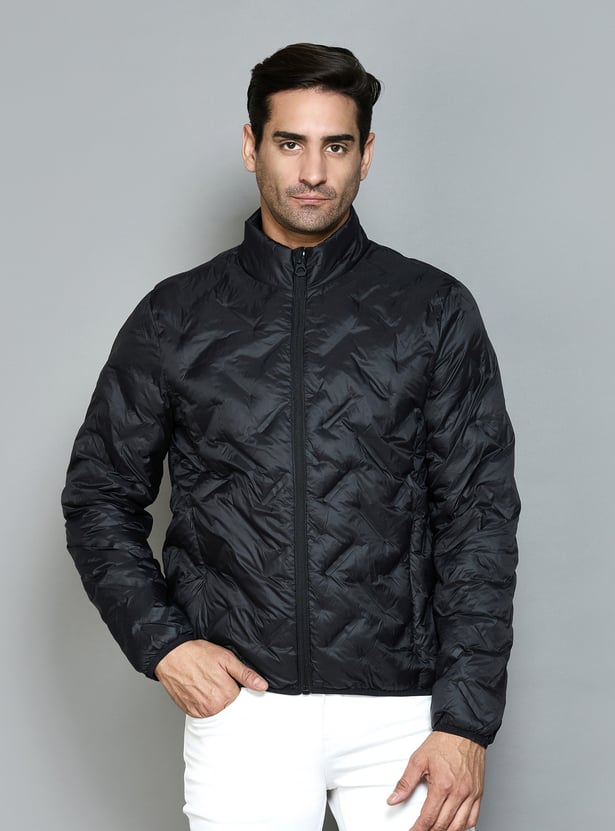 Buy CELIO Textured High Neck Jacket from Celio at just INR