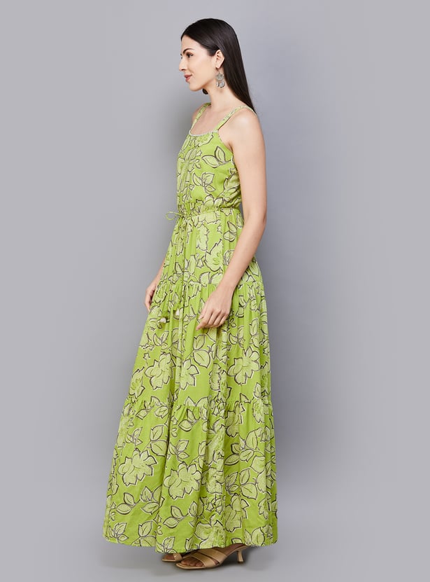 GLOBAL DESI Floral Printed Maxi Dress