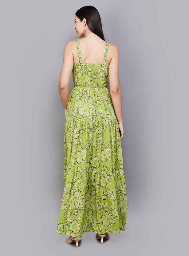 GLOBAL DESI Floral Printed Maxi Dress