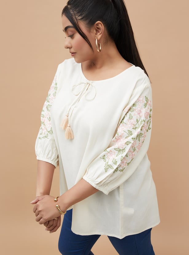 NEXUS Embroidered Top