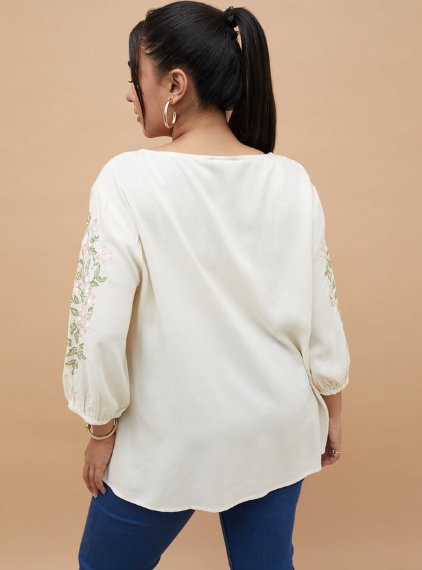 NEXUS Embroidered Top