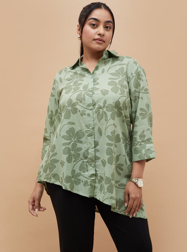 NEXUS Floral Printed Regular Fit Shirt