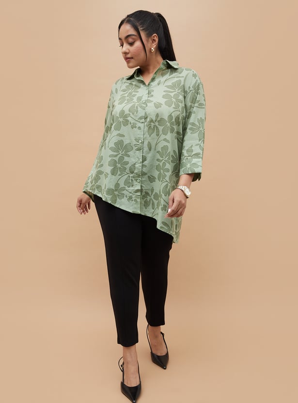 NEXUS Floral Printed Regular Fit Shirt