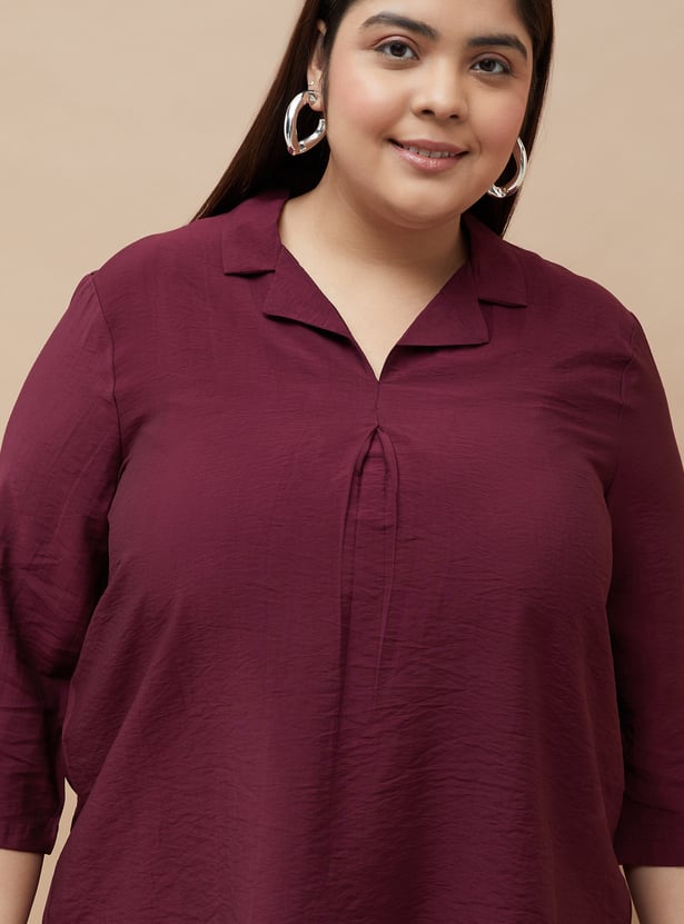 NEXUS Solid Cuban Collar Top