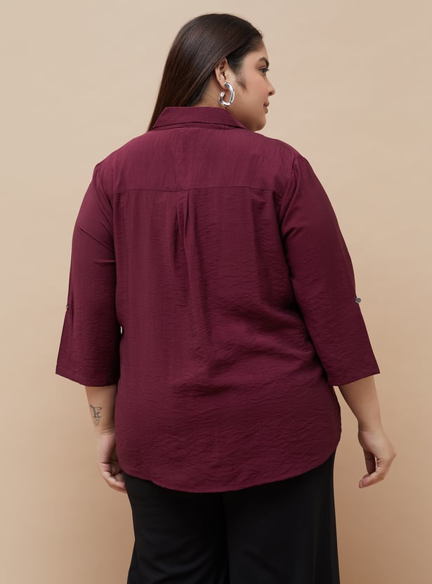 NEXUS Solid Cuban Collar Top