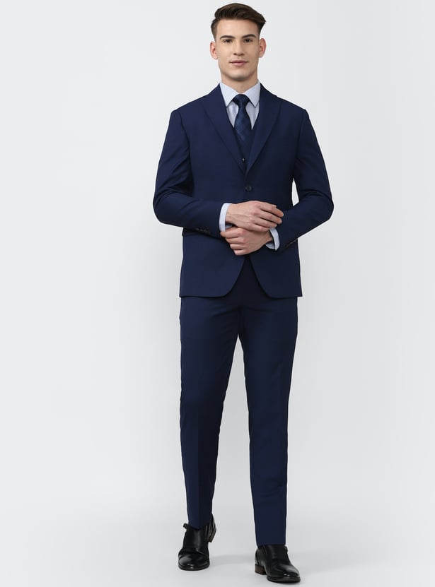 Mens Suit Peter England Night Suit Buy PETER ENGLAND Textured Slim