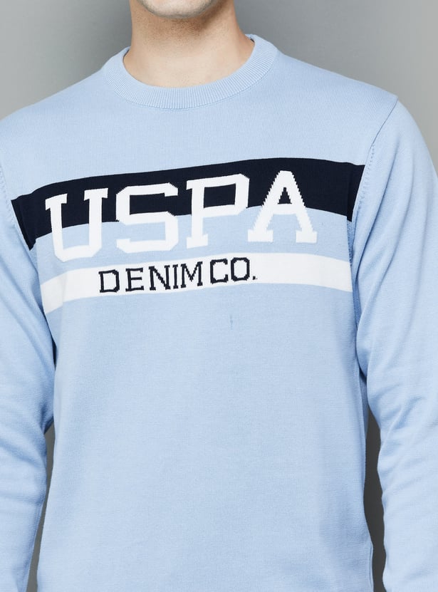 U.S. POLO ASSN. Printed Crew Neck Sweater