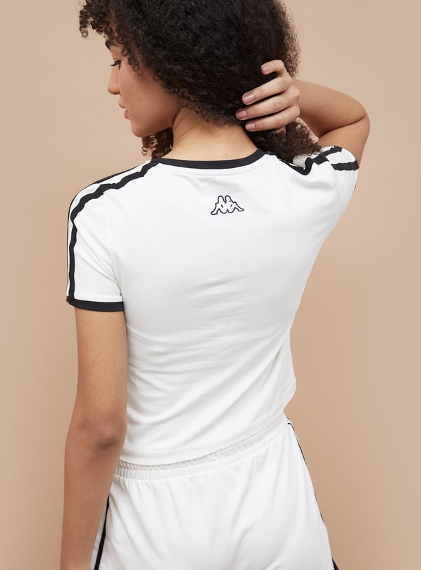 KAPPA Printed Cropped Sports T-shirt