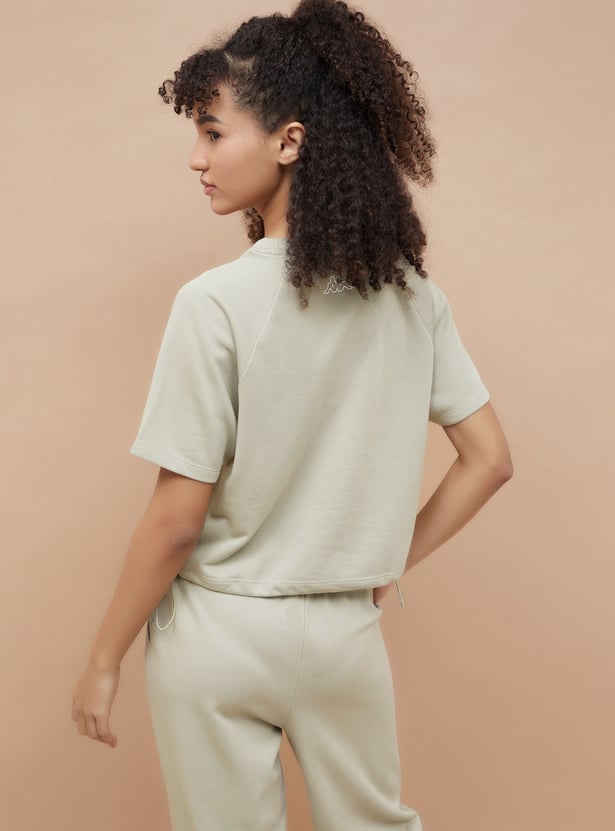 KAPPA Printed Cropped T-shirt