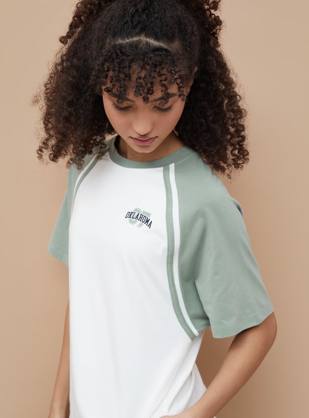 KAPPA Colourblock Varsity T-shirt