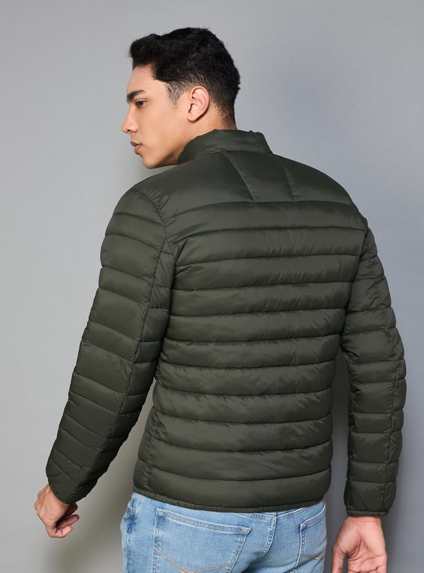 Buy Celio Quilted Mock Collar Jacket From Celio At Just Inr 4999.0