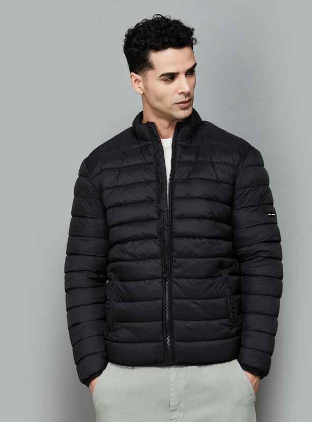 Pepe Jeans Black Polyester Coat