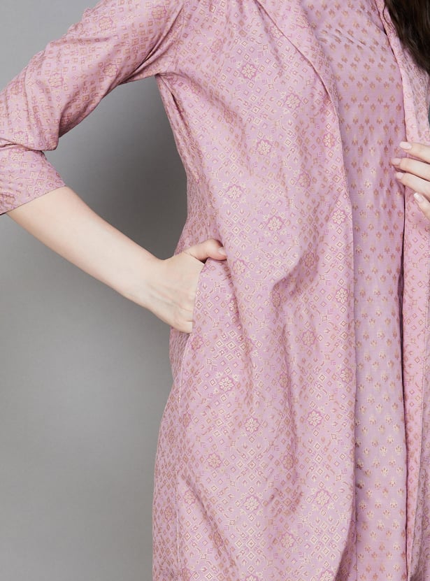 SPAN Bandhani Print Co-Ord Set with Jacket