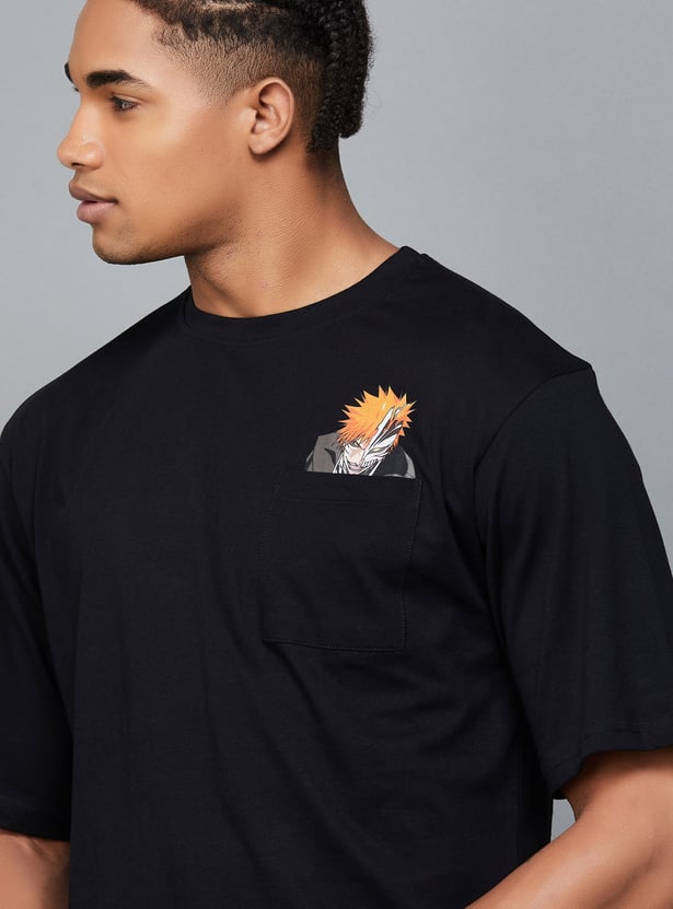 celio (Tシャツ・カットソー) Buy CELIO Ichigo Kurosaki Print T-shirt from Celio at just
