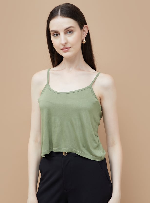 CODE Crochet Top with Camisole