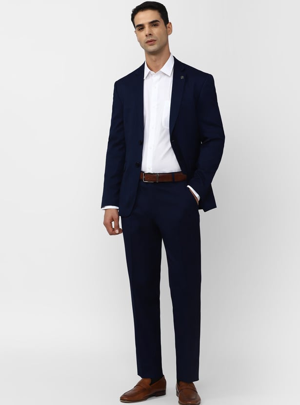 PETER ENGLAND Solid Slim Fit 2 Piece Suit