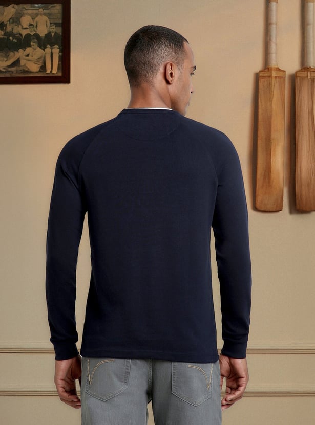 Buy PETER ENGLAND Solid Crew Neck T-shirt from Peter England at