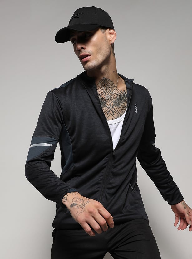 CAMPUS SUTRA Colourblocked Active Jacket